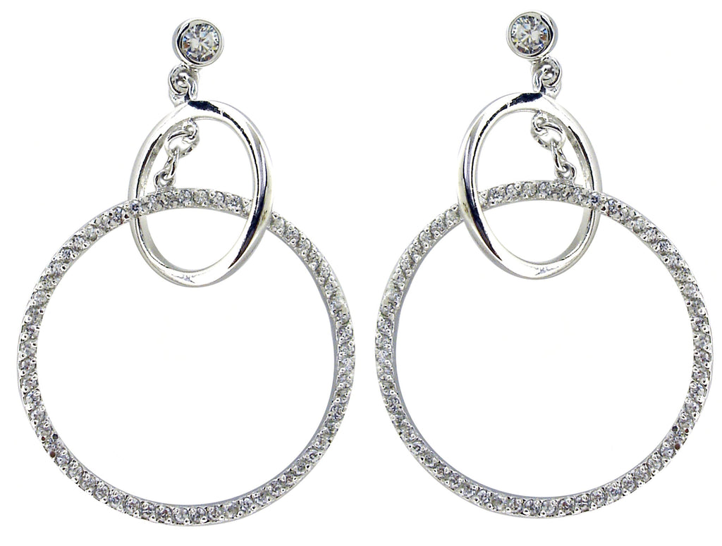 Earrings Cubic zirconia sterling silver 501E36302