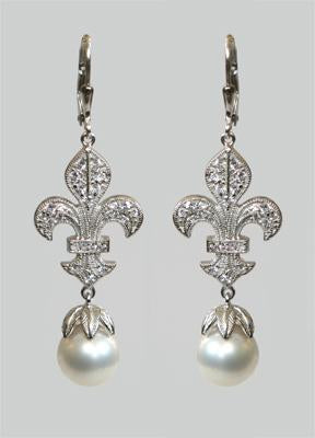 Earring Lever Back  Sterling Silver . 501E5517