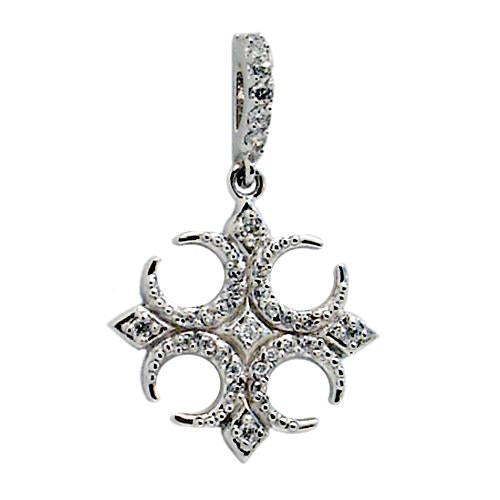 Pendant  De Liz  in Sterling Silver 501P9644