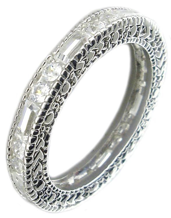 Ring Zirconite Cubic Zirconia Sterling silver Ring 501R23516