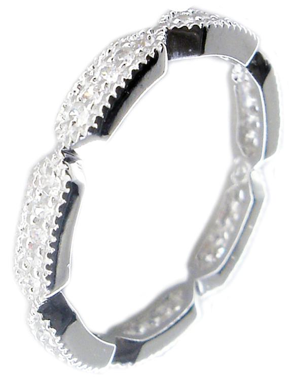 Ring Zirconite Cubic Zirconia Sterling silver Ring 501R28363