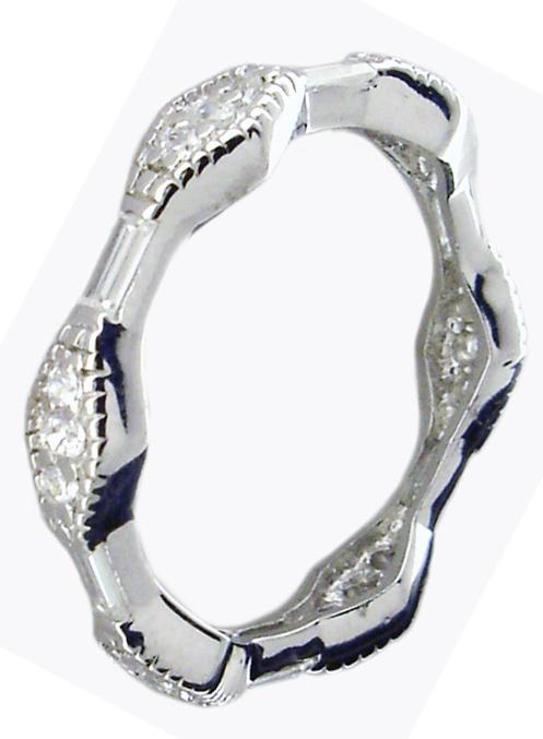 Ring  Cubic Zirconia Sterling Silver  501R28365