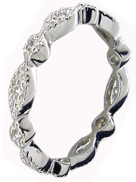 Ring Zirconite Cubic Zirconia Sterling silver Ring 501R28366