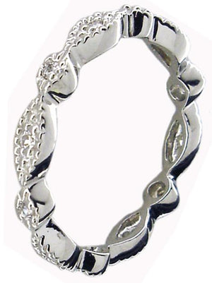Ring Zirconite Cubic Zirconia Sterling silver Ring 501R28366