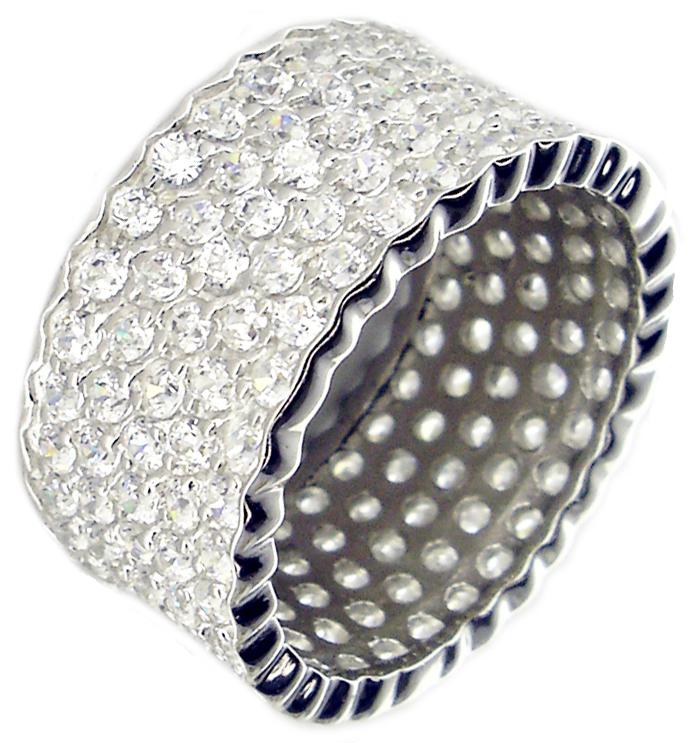 Ring Eternity Ring Cubic Zirconia Sterling silver Ring 501R30615