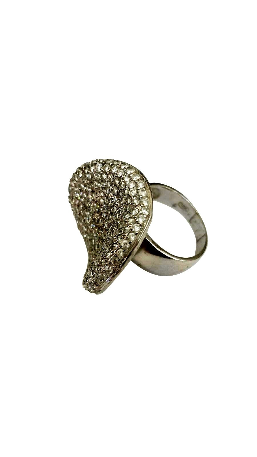Ring Zirconite Cubic Zirconia sterling silver ring. 501R34419