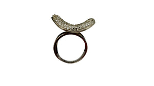 Ring Zirconite Cubic Zirconia sterling silver ring. 501R34419