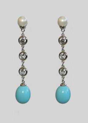 JW792 LB Eclipse Pearls Earrings – Hpass168