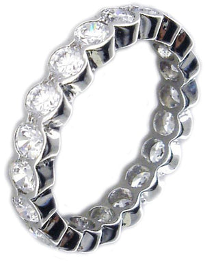 Ring Zirconite Cubic Zirconia Sterling Silver Ring 546R104