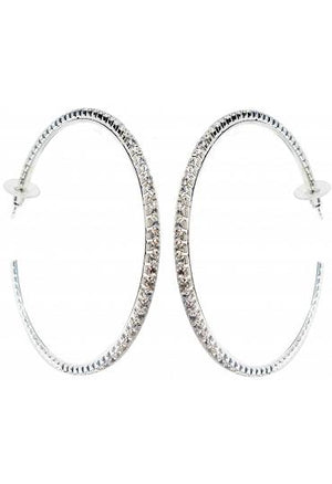Hoop Crystal Earrings