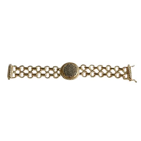 Magnetic Clasp Bracelet-Gold