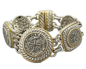 Round Shaped Bracelet - Sliver