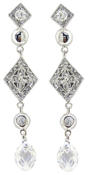 Earrings Cubic zirconia sterling silver  582E0924