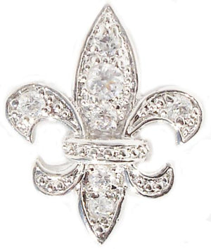Pendant Pave Fleur De Liz  582P0831