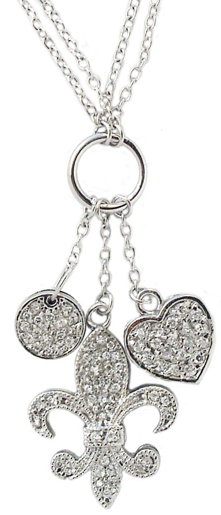 pendant Pave Cz Ht Hand Peace S/S  582P1282