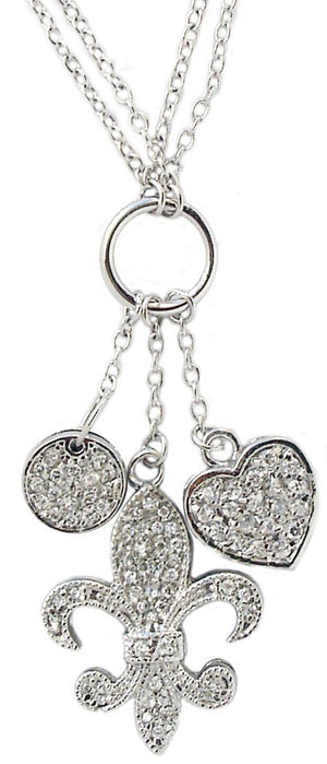 pendant Pave Cz Ht Hand Peace S/S  582P1282
