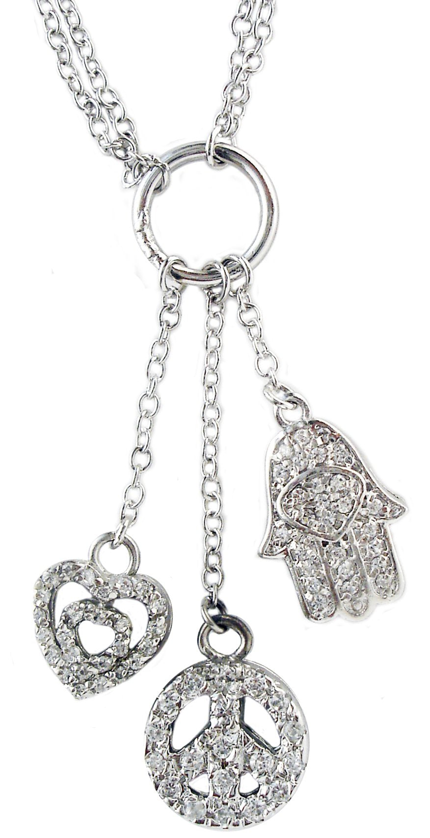Pendants Pave Drop. 582P1283
