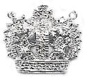 Pendant Crown in Sterling Silver  582P1290