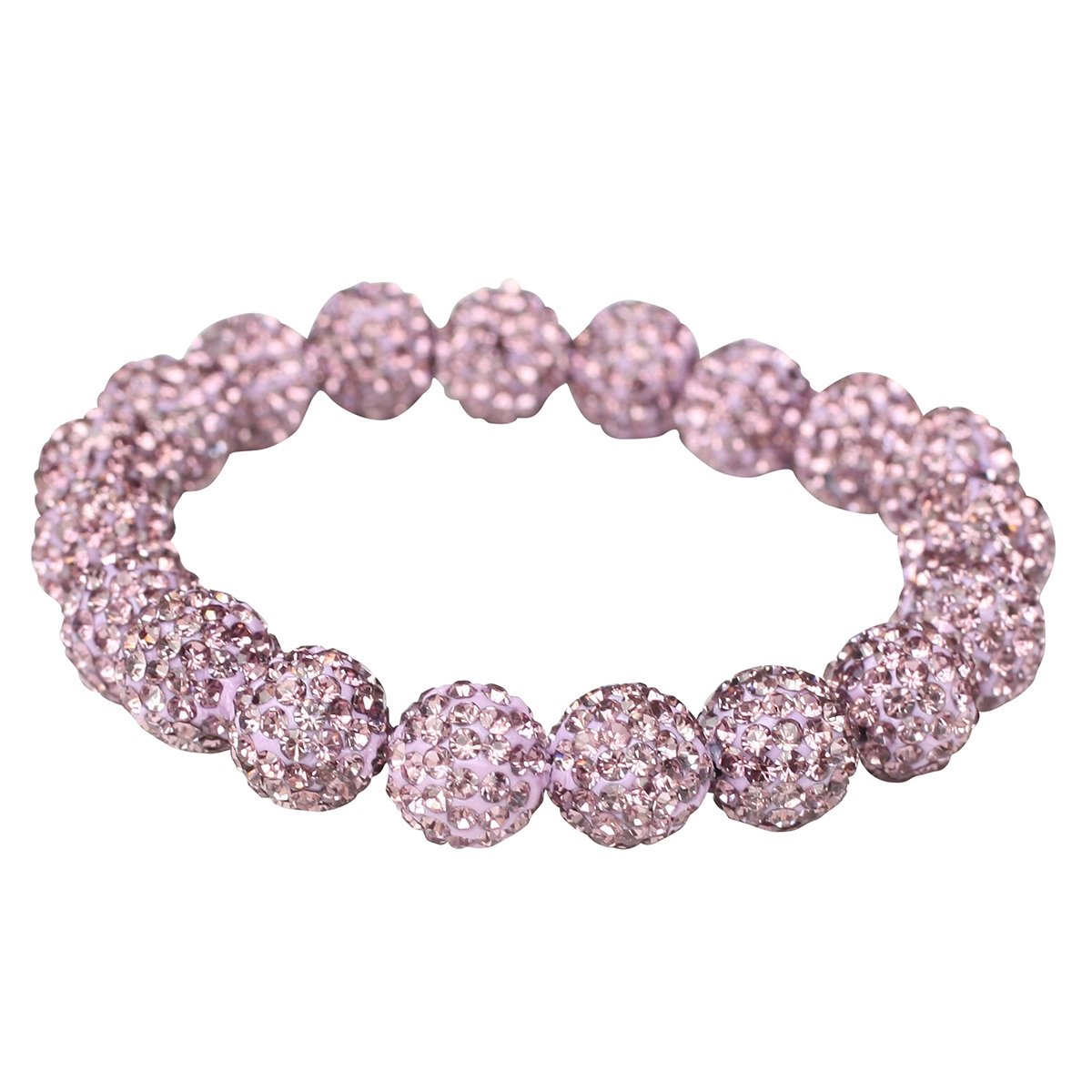 12MM Pave Fireball Stretch Bracelet