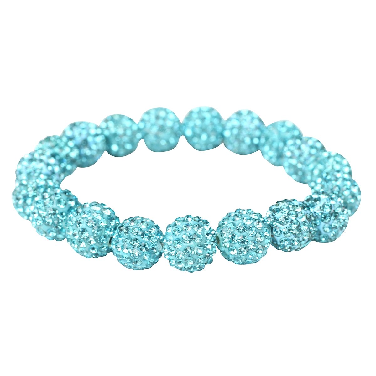 12MM Pave Fireball Stretch Bracelet
