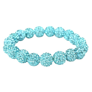 12MM Pave Fireball Stretch Bracelet