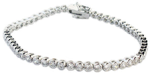 Bracelet 3mm Bezel Set Round Tennis  602B30016