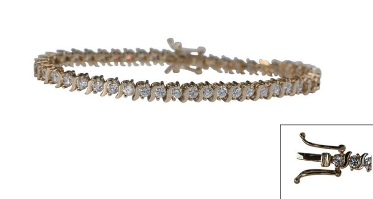 Bracelet Clear Electro-plate .602B30049