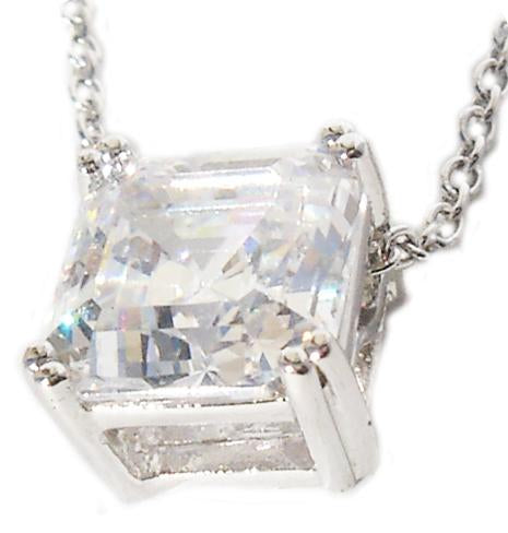Pendant Prong Set in Sterling Silver. 602P20242
