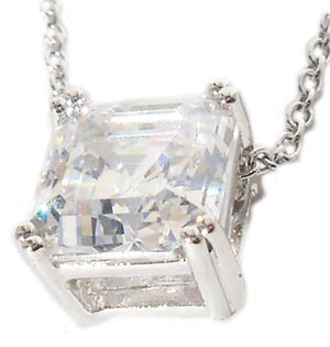 Pendant Prong Set in Sterling Silver. 602P20242
