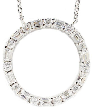 Pendant Open Round Cz's Circle :B602P20295