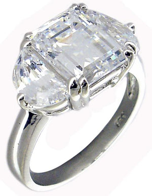 Ring Cubic Zirconia Sterling  silver Ring 602R71209