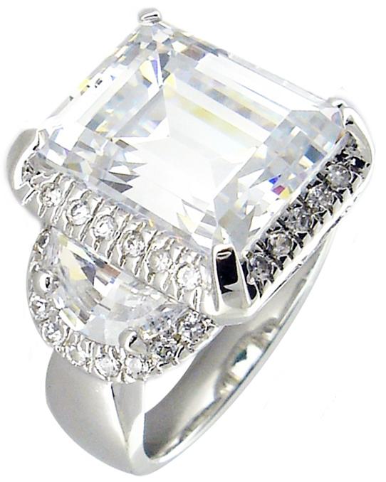 Ring Cubic Zirconia Sterling silver 602R71246