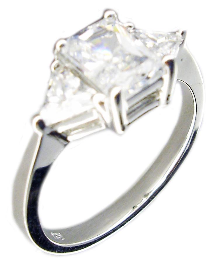 Ring Zirconite Cubic Zirconia Sterling  silver Ring 602R71283