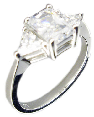 Ring Zirconite Cubic Zirconia Sterling  silver Ring 602R71283