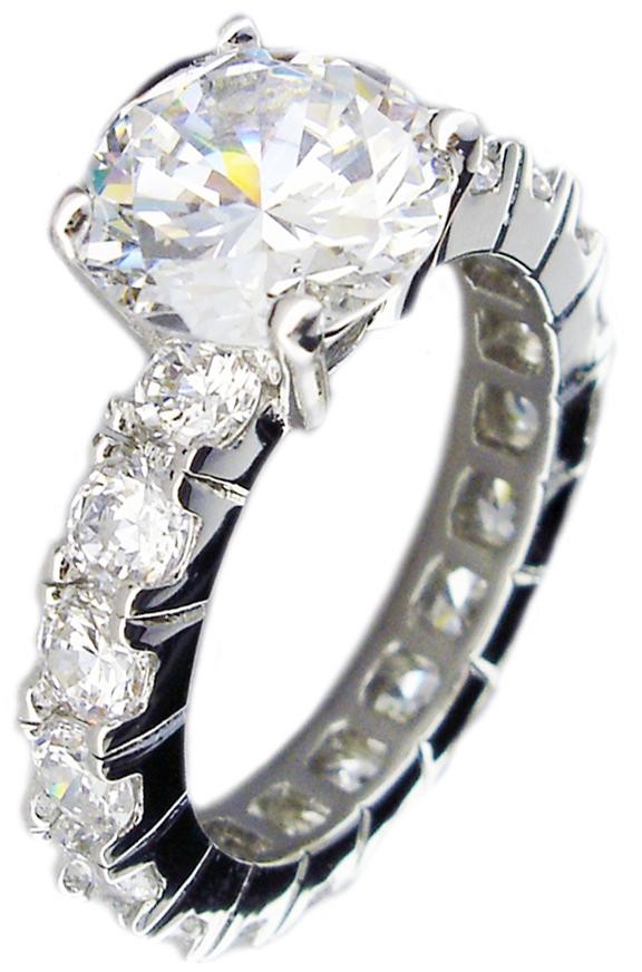 Ring Zirconite Cubic Zirconia Sterling silver Ring 602R71385