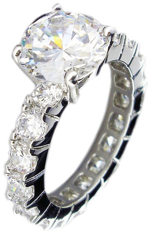 Ring Zirconite Cubic Zirconia Sterling silver Ring 602R71385