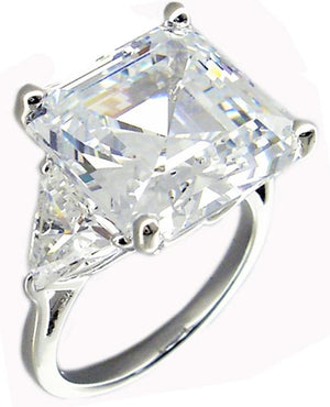 Ring Zirconite Cubic Zirconia Sterling silver Ring 602R72192