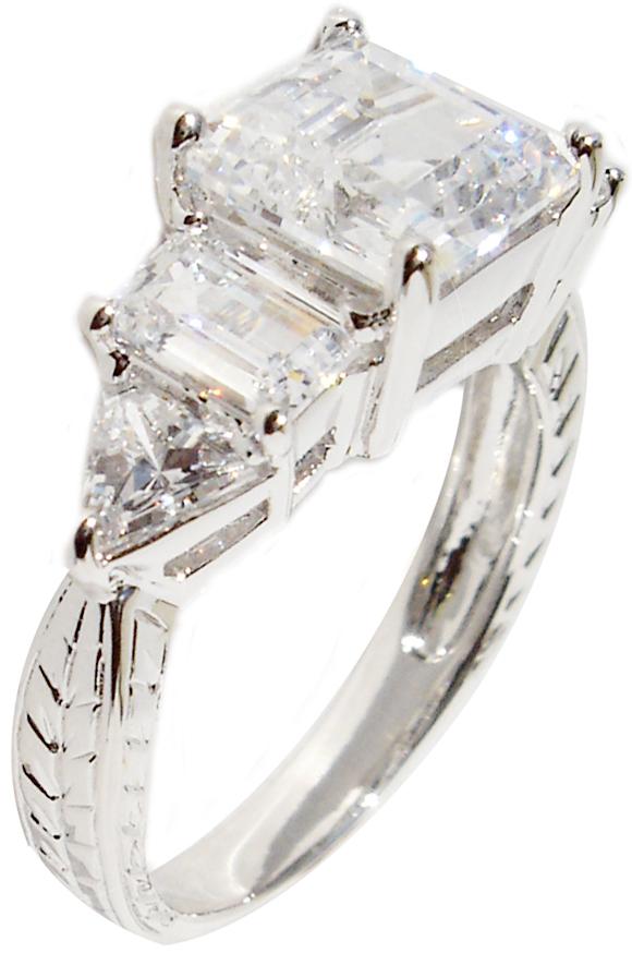 Ring Zirconite Cubic Zirconia Sterling  silver Ring. 602R7832