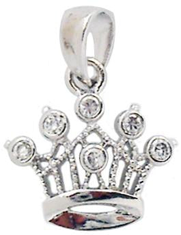 Pendant Crown in Sterling Silver 605P5663