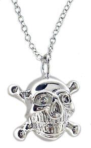 Pendant Skull on  chain S/S..605P7415
