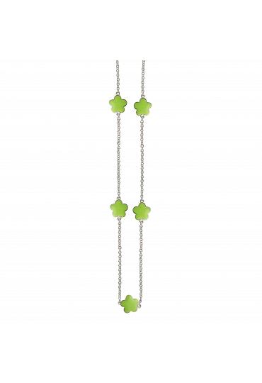Long Necklace with Earring Set