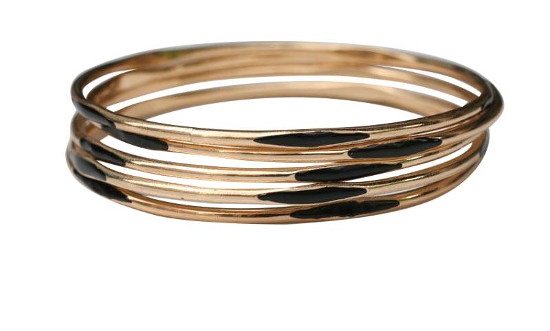 Bracelet Gold Electroplated Bangle. 617B4328