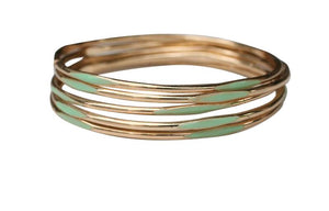 Bracelet Gold Electroplated Bangle. 617B4328