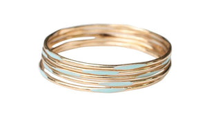 Bracelet Gold Electroplated Bangle. 617B4328
