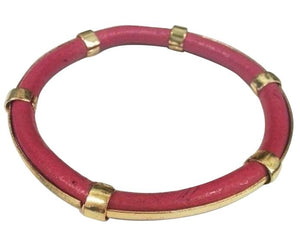 Bracelet Faux and Gold Electroplated Trims Bangles 617B9024