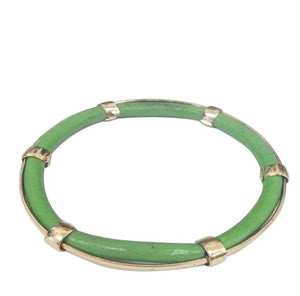 Bracelet Faux and Gold Electroplated Trims Bangles 617B9024