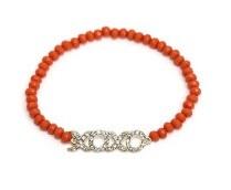 Center Stretch Bracelet-Orange