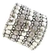 Bracelet Satin Oxidized Wide Stretch  622b0134
