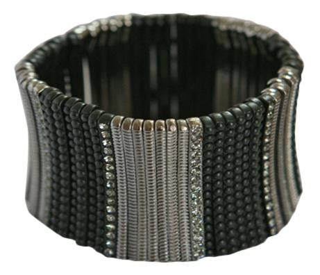 Satin Silver Stretch Bracelet 622B0167