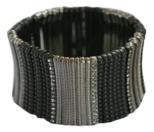 Satin Silver Stretch Bracelet 622B0167